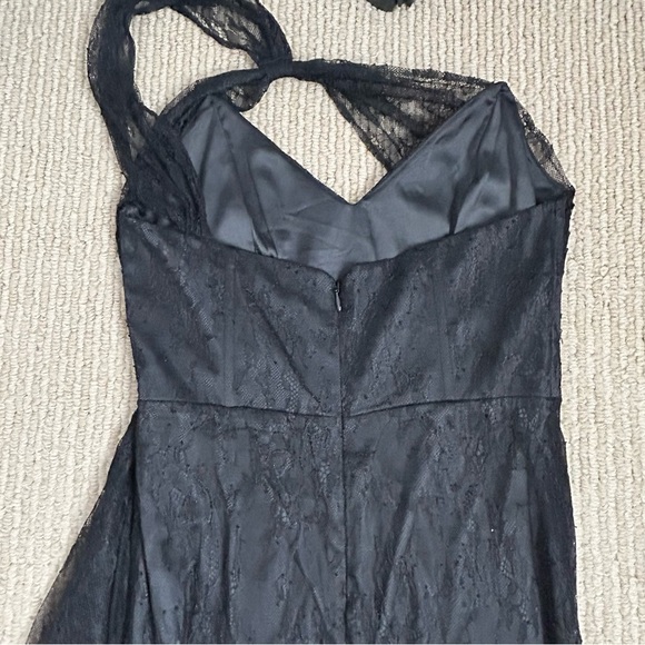 Michael Costello Black Lace Maxi Dress - Picture 8 of 16